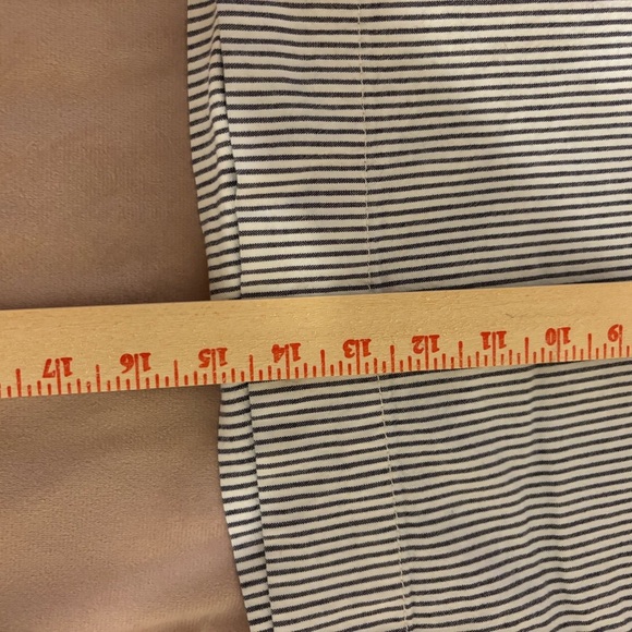 Dockers Women's High Waist Striped Shorts - Black and White - Picture 5 of 11